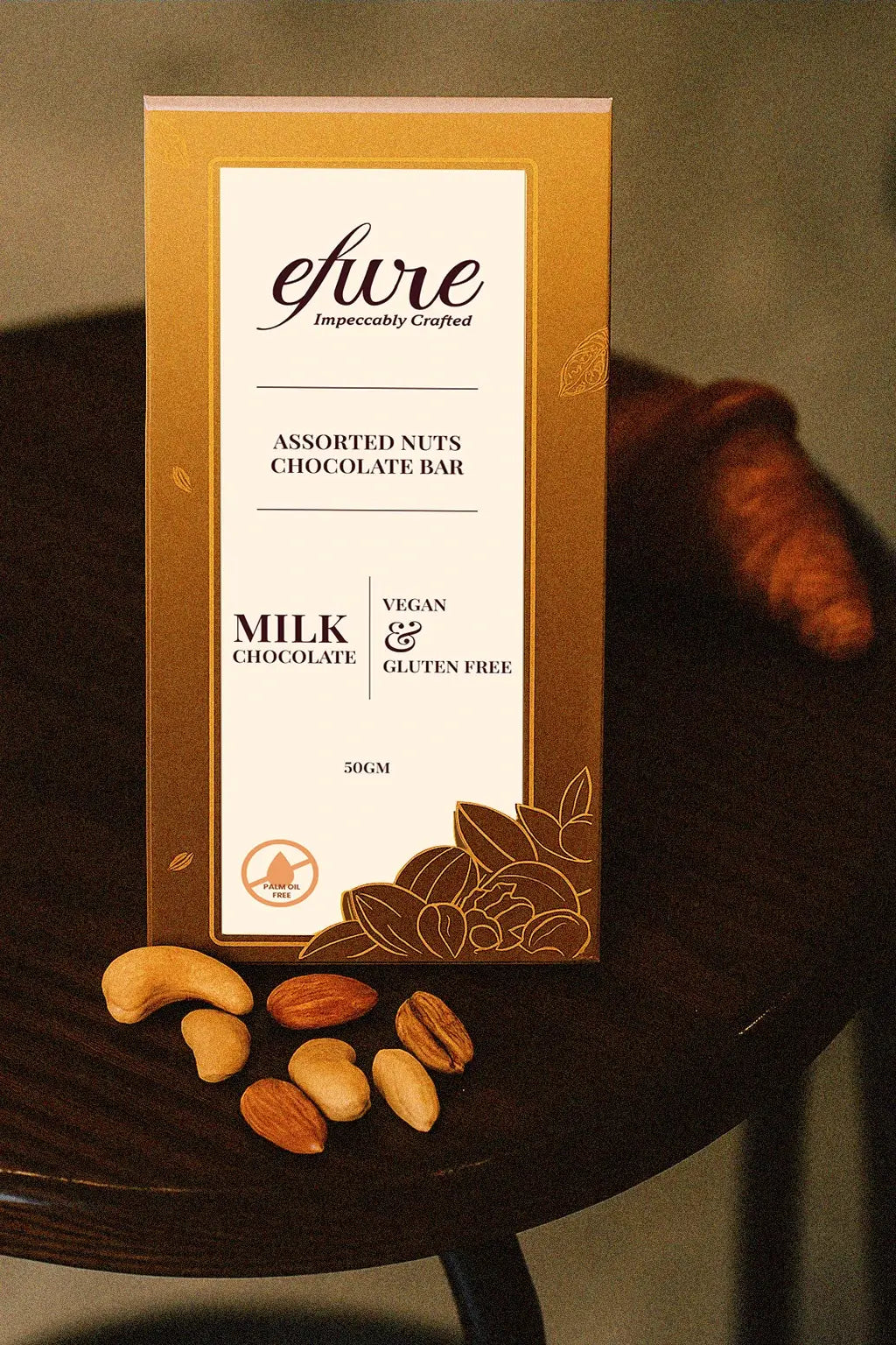 assorted nut chocolate bar