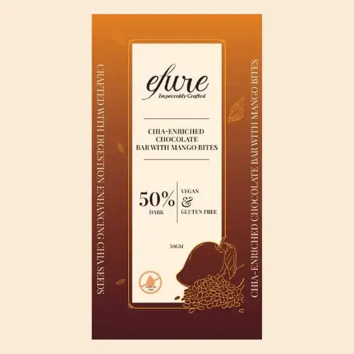 Chia Enriched chocolate mango bite