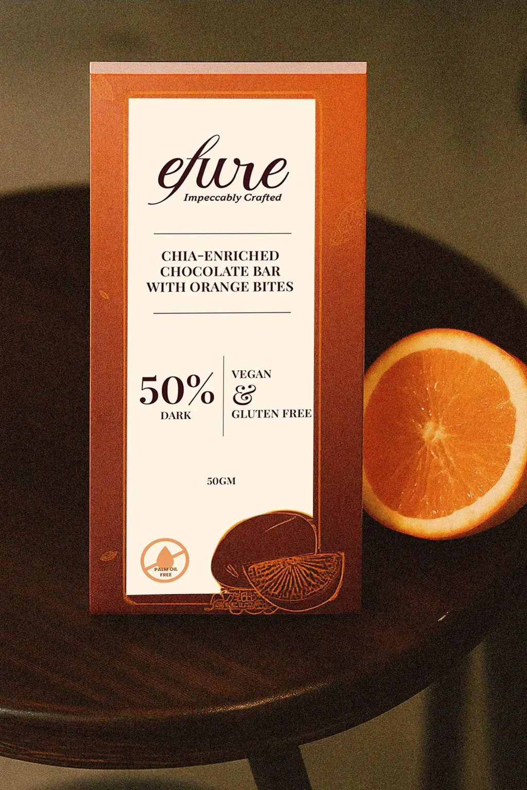 orange bite chocolate bar