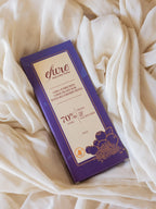 Chia-Enriched Chocolate Bar with Blueberry Bites