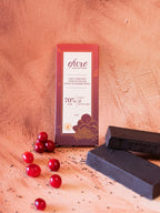 Chia-Enriched Chocolate Bar with Cranberry Bites
