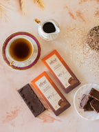 Chia-Enriched Chocolate Bar with Orange Bites